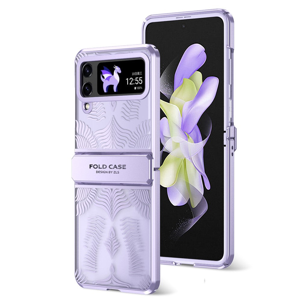 Til Samsung Galaxy Z Flip3 5G Cover med Vingeramme-design, Anti-fald PC-telefoncover