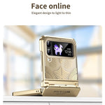Til Samsung Galaxy Z Flip3 5G Cover med Vingeramme-design, Anti-fald PC-telefoncover