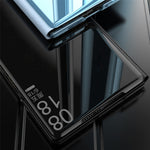 For Xiaomi Mix Fold 3 5G Case Mirror Surface PU Leather View Window Kickstand Phone Cover