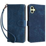 For Samsung Galaxy A05 4G Case PU Leather RFID Blocking Cover with Strap