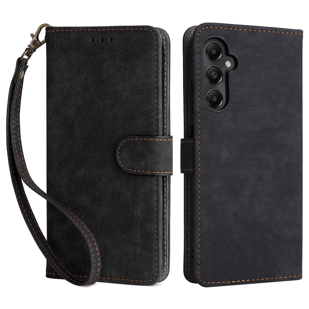 For Samsung Galaxy A05s 4G / M14 4G Case Wallet RFID Blocking Phone Leather Cover with Strap