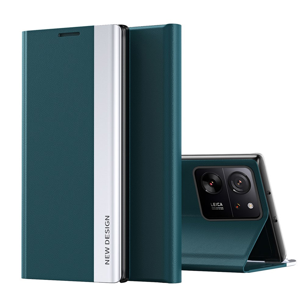 For Xiaomi 13T / 13T Pro / Redmi K60 Ultra Leather Case Electroplating Stand Phone Cover