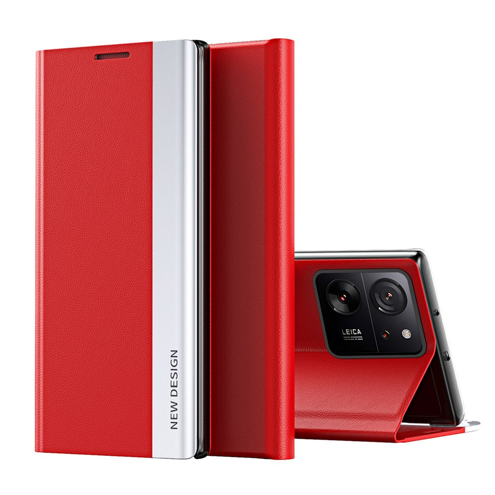 For Xiaomi 13T / 13T Pro / Redmi K60 Ultra Leather Case Electroplating Stand Phone Cover