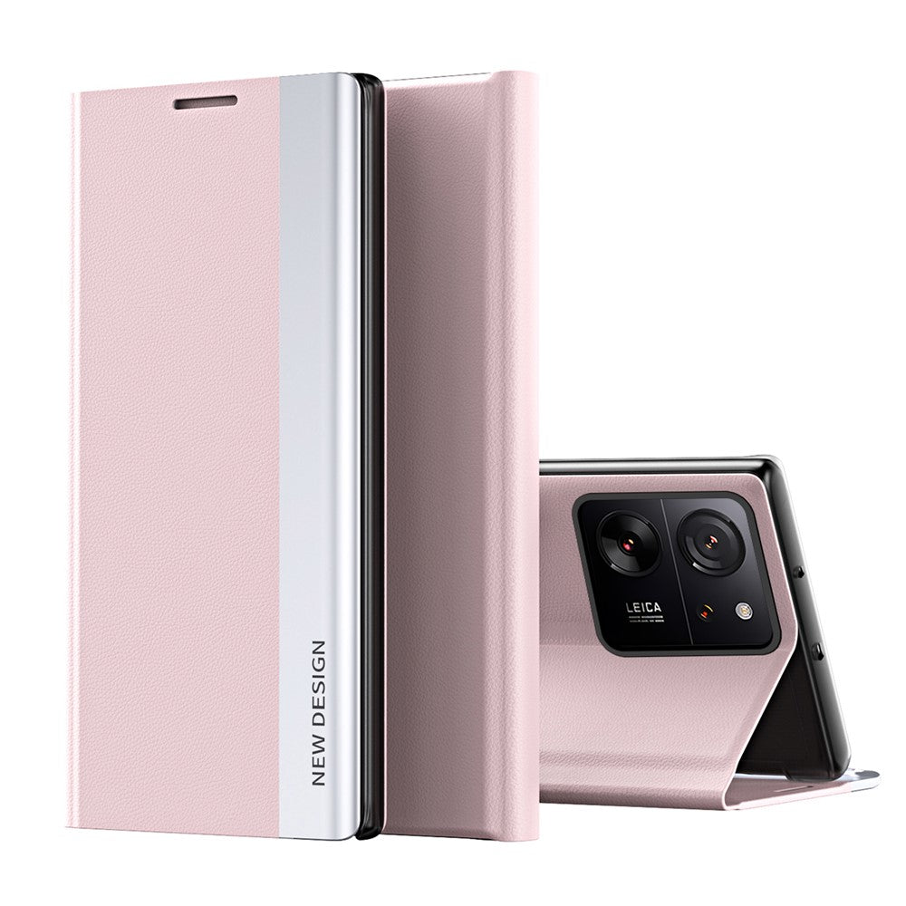 For Xiaomi 13T / 13T Pro / Redmi K60 Ultra Leather Case Electroplating Stand Phone Cover