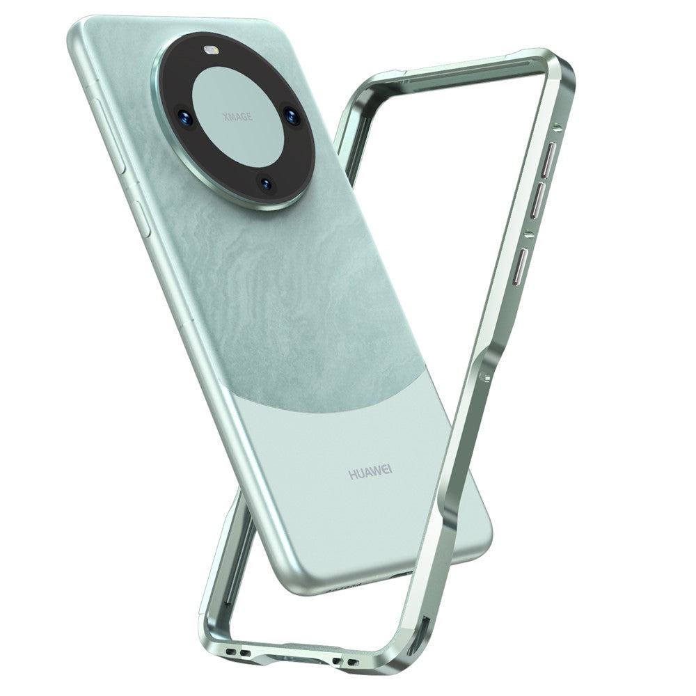 LUPHIE For Huawei Mate 60 Pro Bumper Case Shockproof Mobile Phone Metal Frame