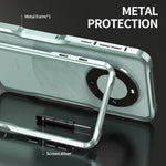 LUPHIE For Huawei Mate 60 Pro Bumper Case Shockproof Mobile Phone Metal Frame