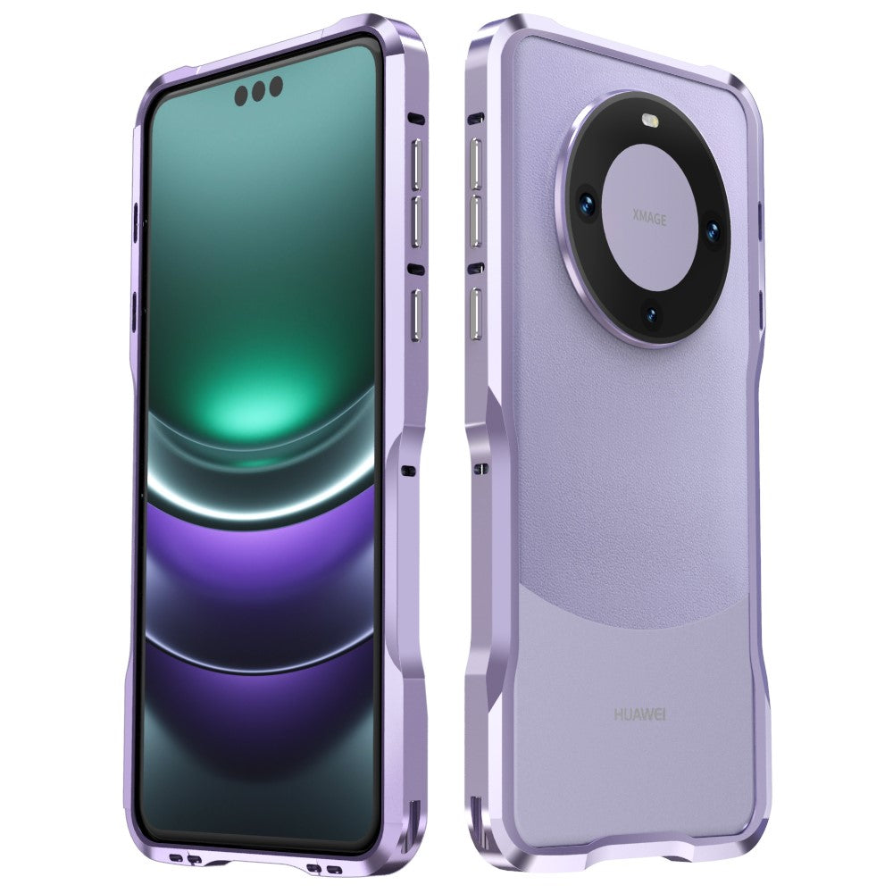 LUPHIE For Huawei Mate 60 Pro Bumper Case Shockproof Mobile Phone Metal Frame
