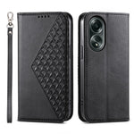 For Oppo A58 4G Case Imprinted PU Leather Phone Cover with Wallet Stand