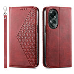 For Oppo A58 4G Case Imprinted PU Leather Phone Cover with Wallet Stand