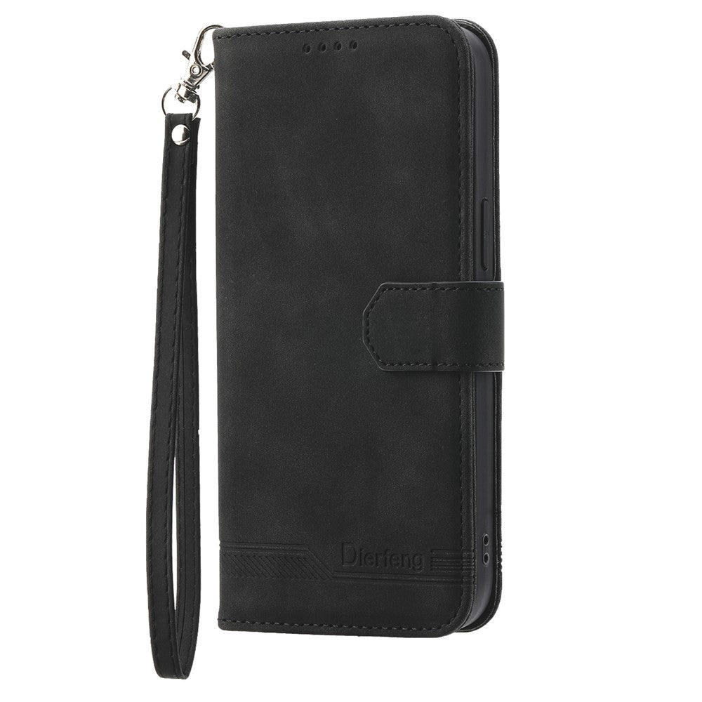 DIERFENG DF-03 For Xiaomi 13T / 13T Pro / Redmi K60 Ultra Case Imprinted Wallet Phone Shell Stand PU Leather Protector