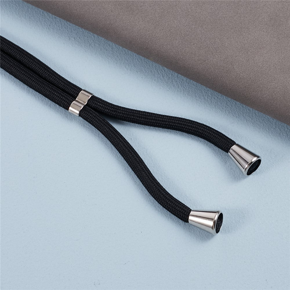 Til Honor X9a 5G Gennemsigtigt Cover Præcise Udskæringer Anti-fald TPU Cover med Lanyard