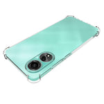 For Oppo A78 4G Case Flexible TPU Anti-slip Transparent Cover