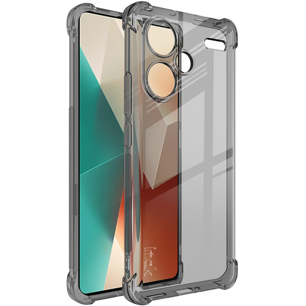 IMAK För Xiaomi Redmi Note 13 Pro+ 5G Airbag Corner Stötdämpande mobilskal Genomskinligt TPU-skydd