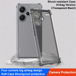IMAK For Xiaomi Redmi Note 13 Pro+ 5G Airbag Corner Shock-absorbing Phone Case Clear TPU Cover