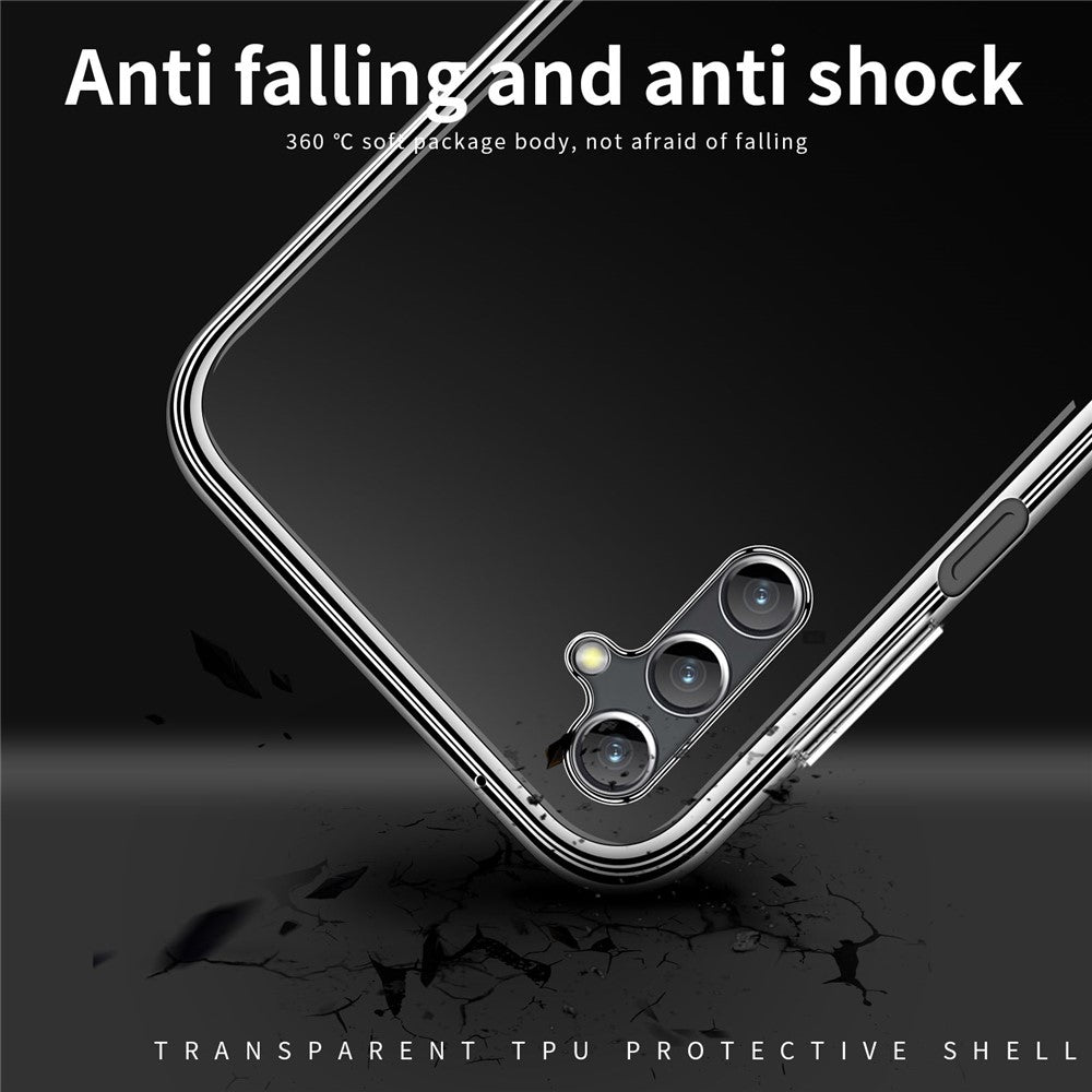 MOFI For Samsung Galaxy A05s 4G Clear Case Anti-scratch TPU Phone Cover