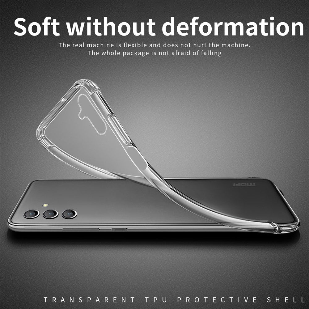 MOFI For Samsung Galaxy A05s 4G Clear Case Anti-scratch TPU Phone Cover