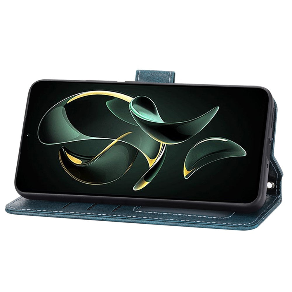 For Xiaomi Redmi K60 Ultra / 13T / 13T Pro Case Shockproof Leather Wallet Phone Cover with Long and Short Straps