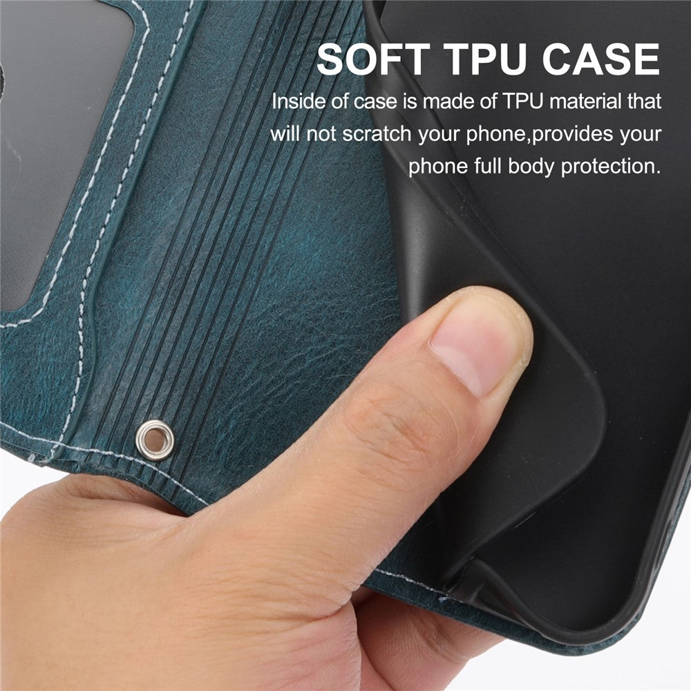 For Xiaomi Redmi K60 Ultra / 13T / 13T Pro Case Shockproof Leather Wallet Phone Cover with Long and Short Straps
