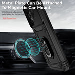 For Samsung Galaxy S23 FE Case Slide Camera Protection Kickstand Phone Cover