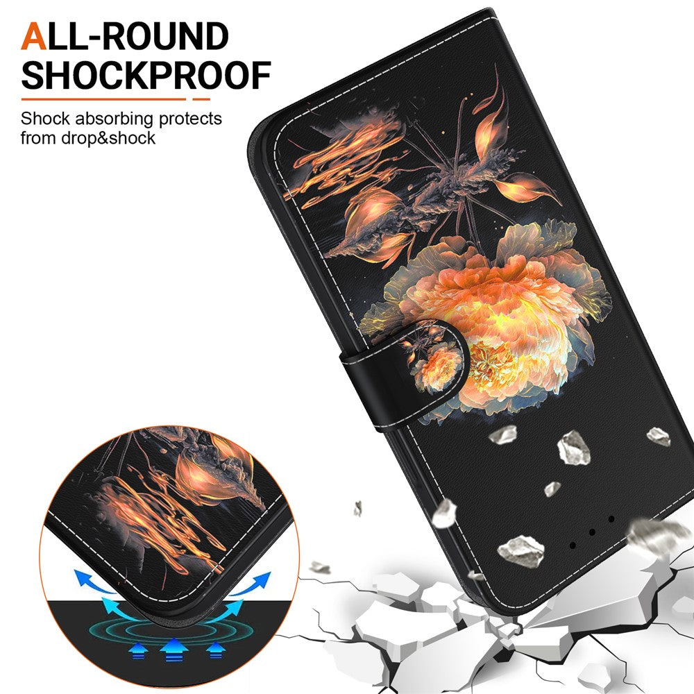 For Honor 90 Lite 5G / X50i 5G etui med mønstertryk, anti-fald telefoncover