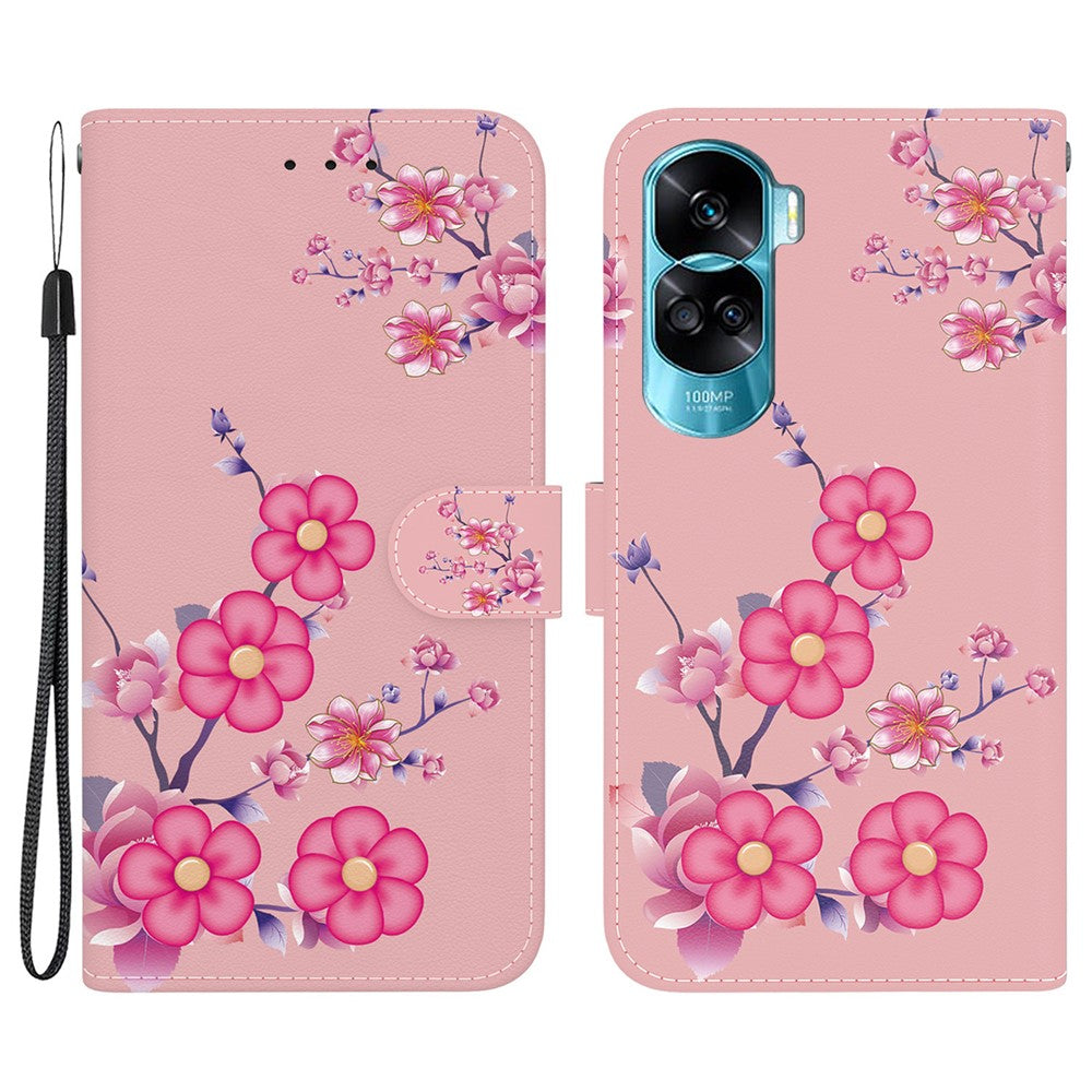 For Honor 90 Lite 5G / X50i 5G etui med mønstertryk, anti-fald telefoncover