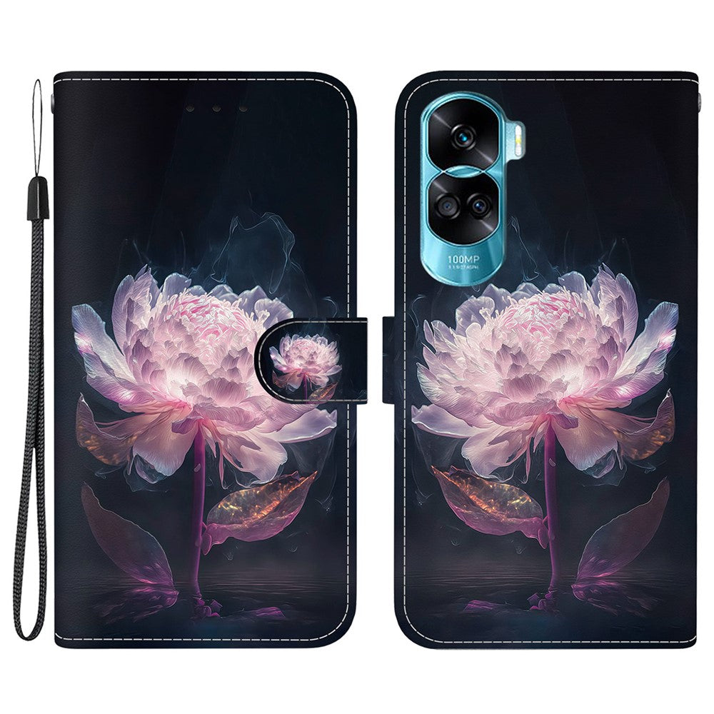 For Honor 90 Lite 5G / X50i 5G etui med mønstertryk, anti-fald telefoncover