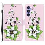 For Samsung Galaxy S23 FE Case PU Leather Pattern Printing Folio Phone Cover