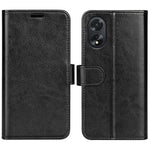 For Oppo A38 4G Case Stand Wallet PU Leather Phone Cover Crazy Horse Texture Shell