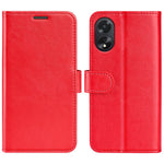 For Oppo A38 4G Case Stand Wallet PU Leather Phone Cover Crazy Horse Texture Shell