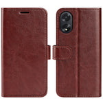 For Oppo A38 4G Case Stand Wallet PU Leather Phone Cover Crazy Horse Texture Shell