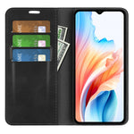 For Oppo A38 4G Phone Case PU Leather Wallet Stand Anti-drop Skin-touch Feeling Cover