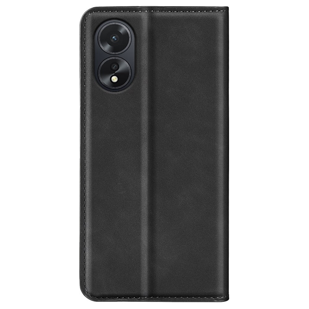 For Oppo A38 4G Phone Case PU Leather Wallet Stand Anti-drop Skin-touch Feeling Cover