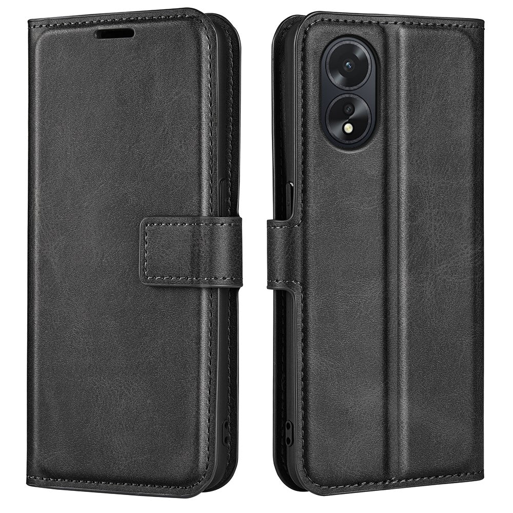 For Oppo A38 4G Case Magnetic Phone Cover Wallet PU Leather Phone Stand Shell