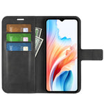 For Oppo A38 4G Case Magnetic Phone Cover Wallet PU Leather Phone Stand Shell