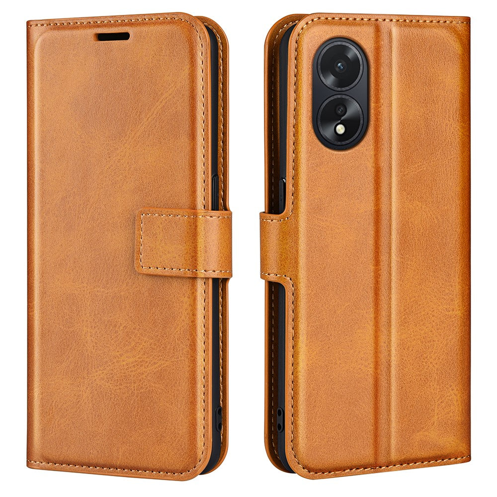 For Oppo A38 4G Case Magnetic Phone Cover Wallet PU Leather Phone Stand Shell