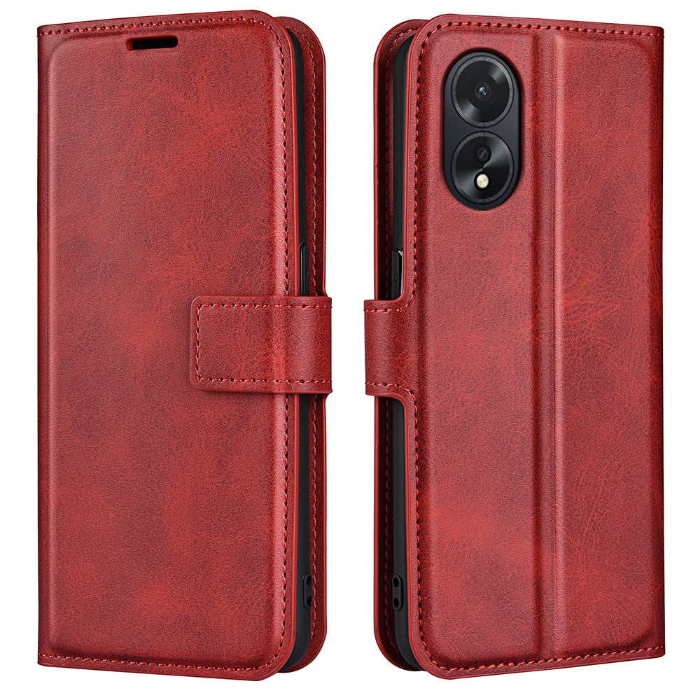 For Oppo A38 4G Case Magnetic Phone Cover Wallet PU Leather Phone Stand Shell