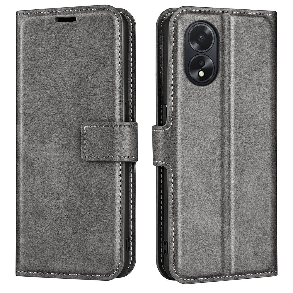 For Oppo A38 4G Case Magnetic Phone Cover Wallet PU Leather Phone Stand Shell
