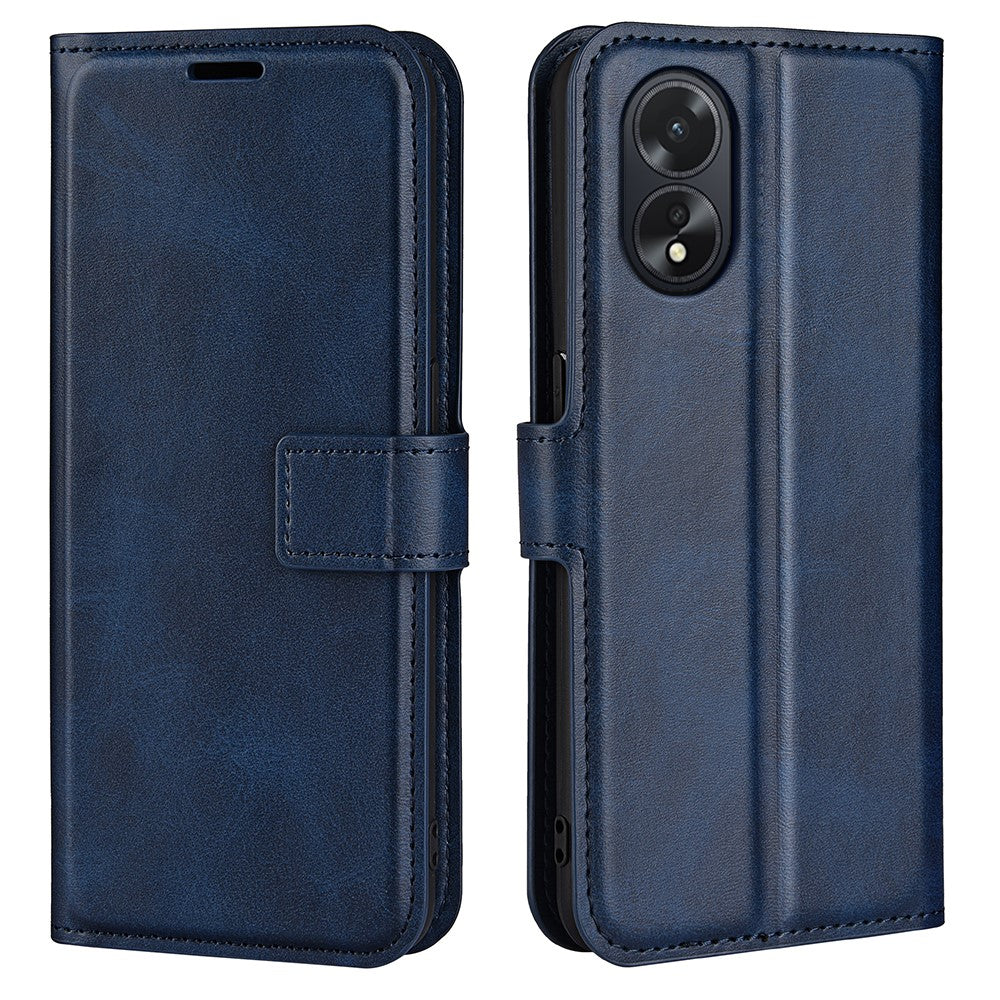 For Oppo A38 4G Case Magnetic Phone Cover Wallet PU Leather Phone Stand Shell