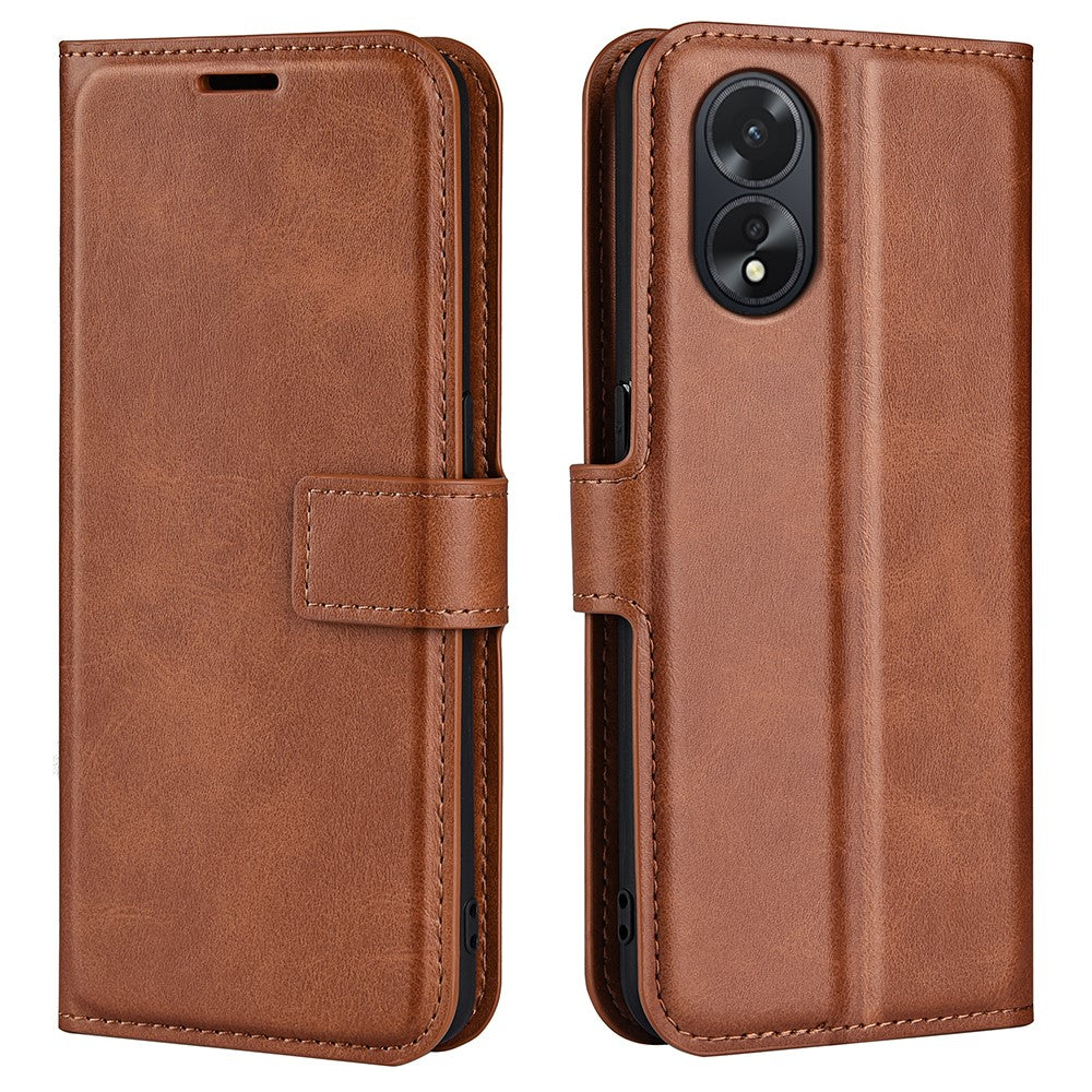 For Oppo A38 4G Case Magnetic Phone Cover Wallet PU Leather Phone Stand Shell