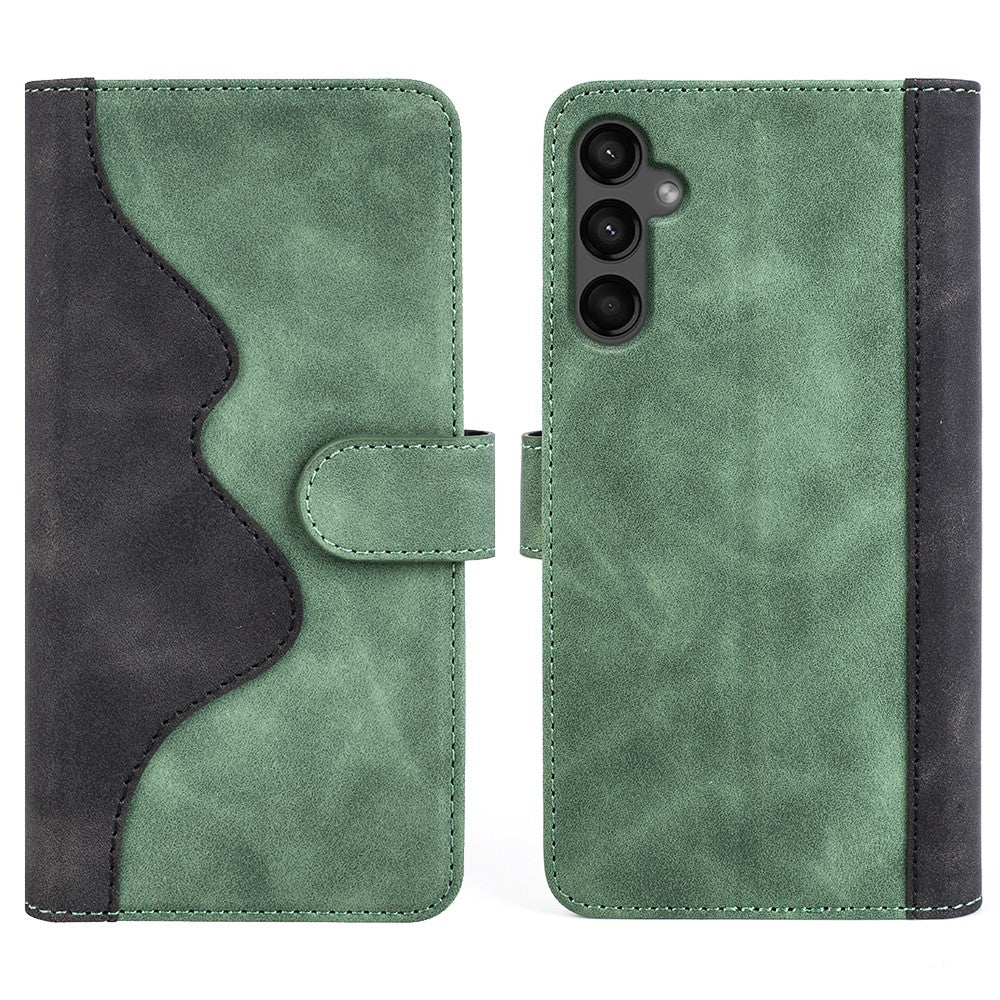For Samsung Galaxy A15 5G Case PU Leather Cover Wallet Stand Slim-Fit Phone Shell