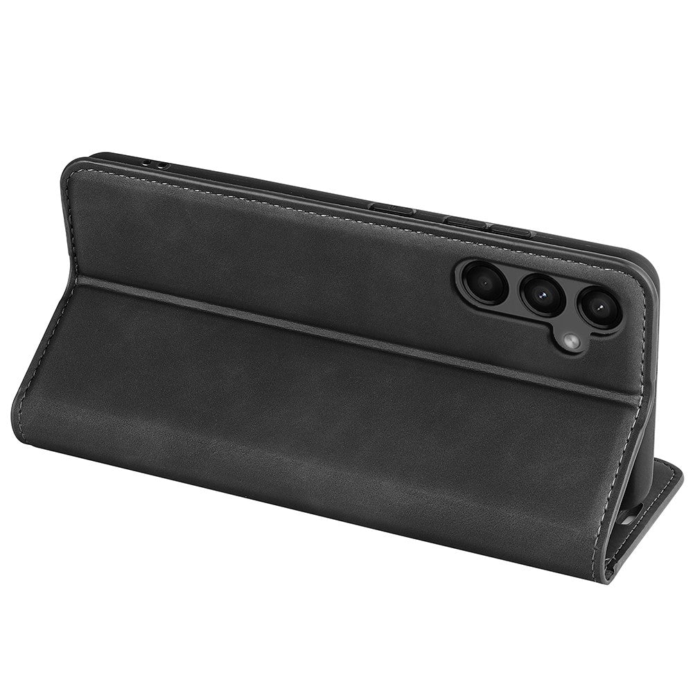 Til Samsung Galaxy A15 5G Telefoncover PU Læder Pung Stativ Skin-touch Mobiltelefon Cover