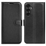 Til Samsung Galaxy A15 5G Cover Slim-Fit Litchi Tekstur Stander Pung Telefon Cover PU Læder Skal