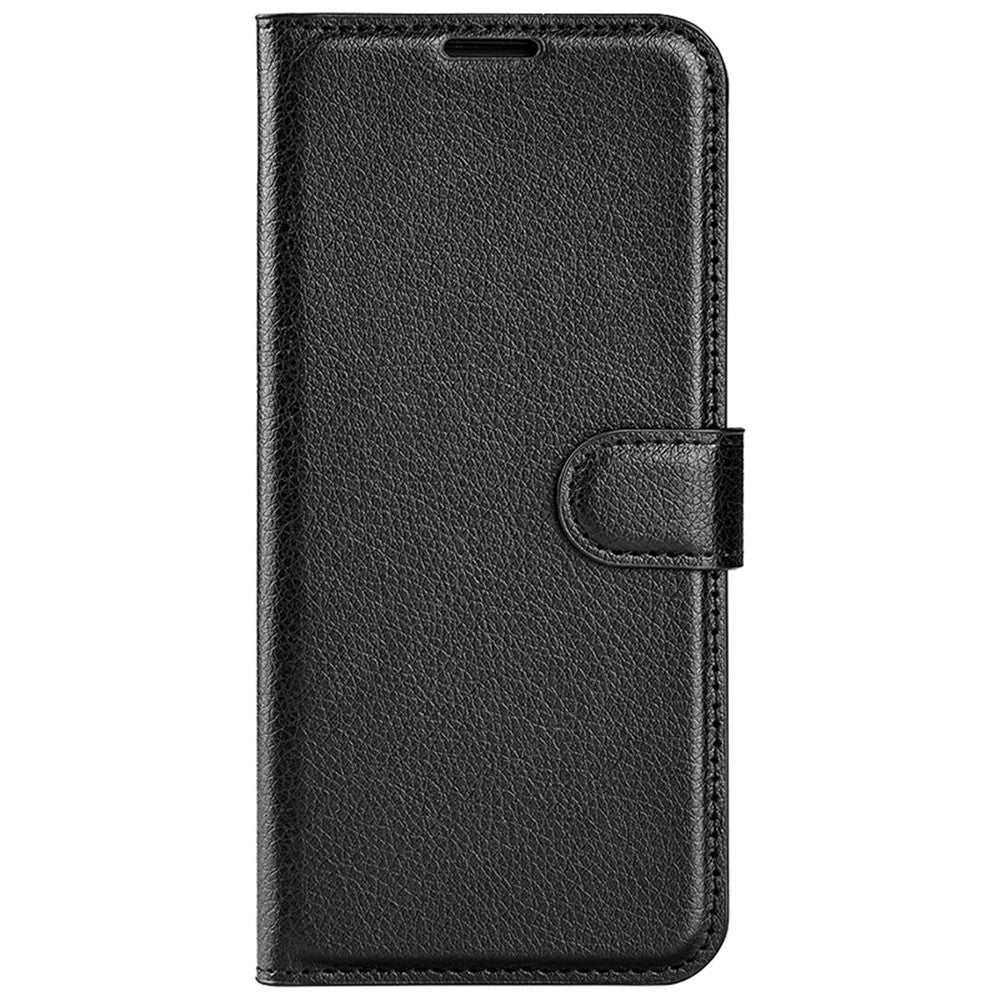 Til Samsung Galaxy A15 5G Cover Slim-Fit Litchi Tekstur Stander Pung Telefon Cover PU Læder Skal
