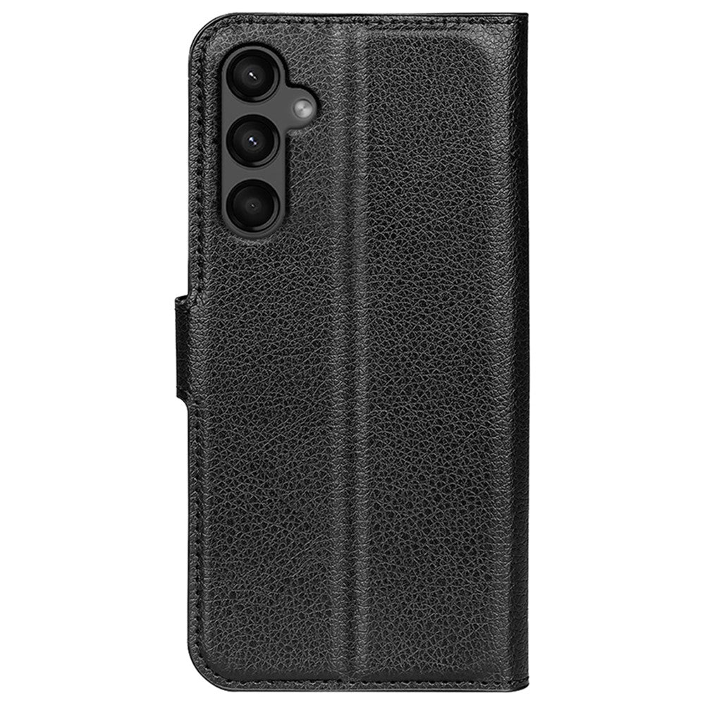 Til Samsung Galaxy A15 5G Cover Slim-Fit Litchi Tekstur Stander Pung Telefon Cover PU Læder Skal