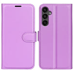 Til Samsung Galaxy A15 5G Cover Slim-Fit Litchi Tekstur Stander Pung Telefon Cover PU Læder Skal