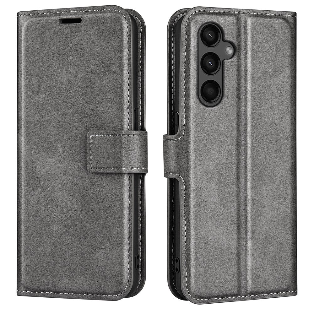 For Samsung Galaxy A15 5G Case Wallet Stand PU Leather Calf Texture Phone Cover