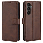 For Samsung Galaxy A15 5G Case Wallet Stand PU Leather Calf Texture Phone Cover