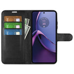 For Motorola Moto G84 5G Case Shockproof Leather Phone Shell Flip Stand Wallet Cover