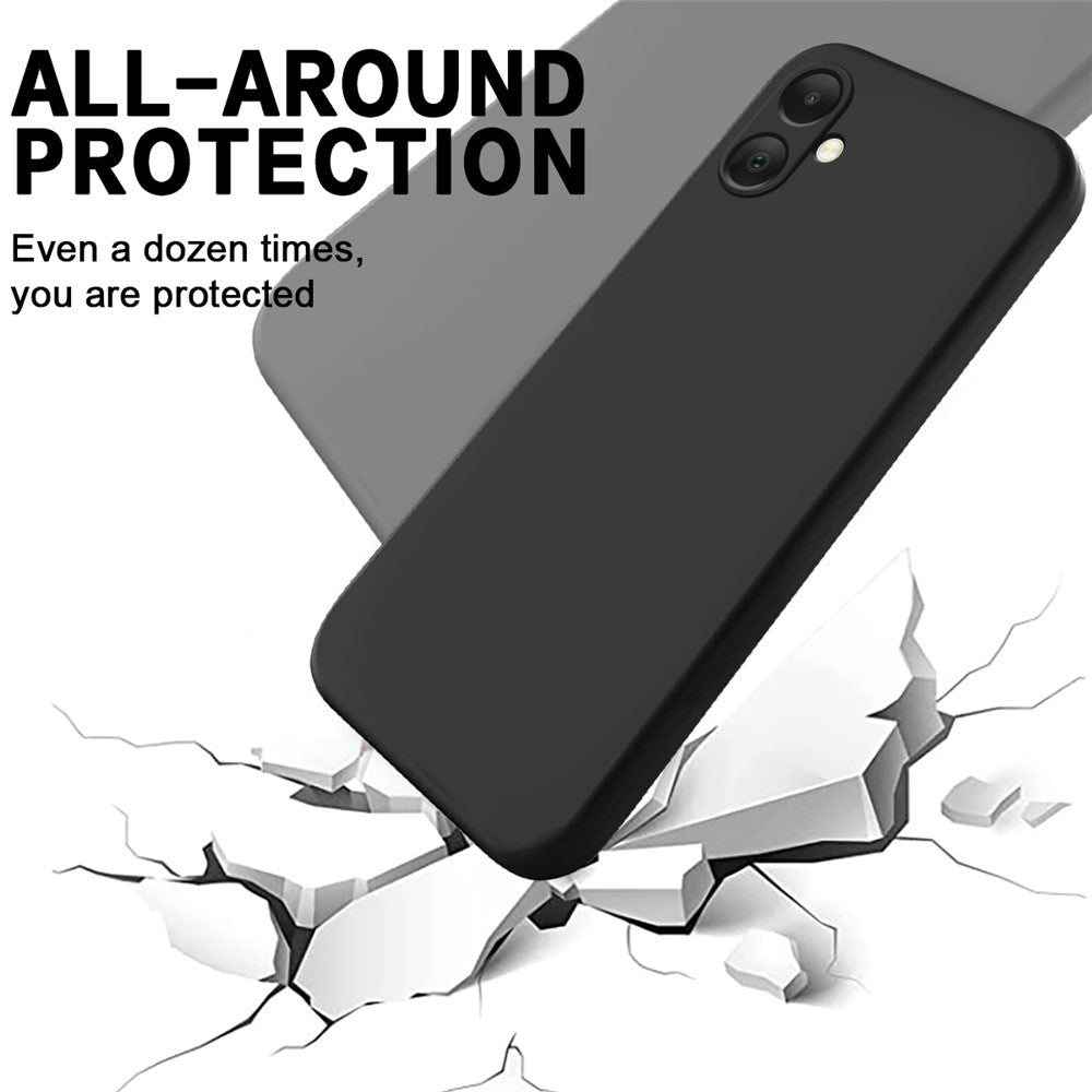 Til Samsung Galaxy A05 4G etui Ridsefast telefoncover Flydende silikone telefoncover med rem