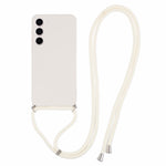 For Samsung Galaxy S23+ Case TPU Rubberized Phone Cover with Long Lanyard